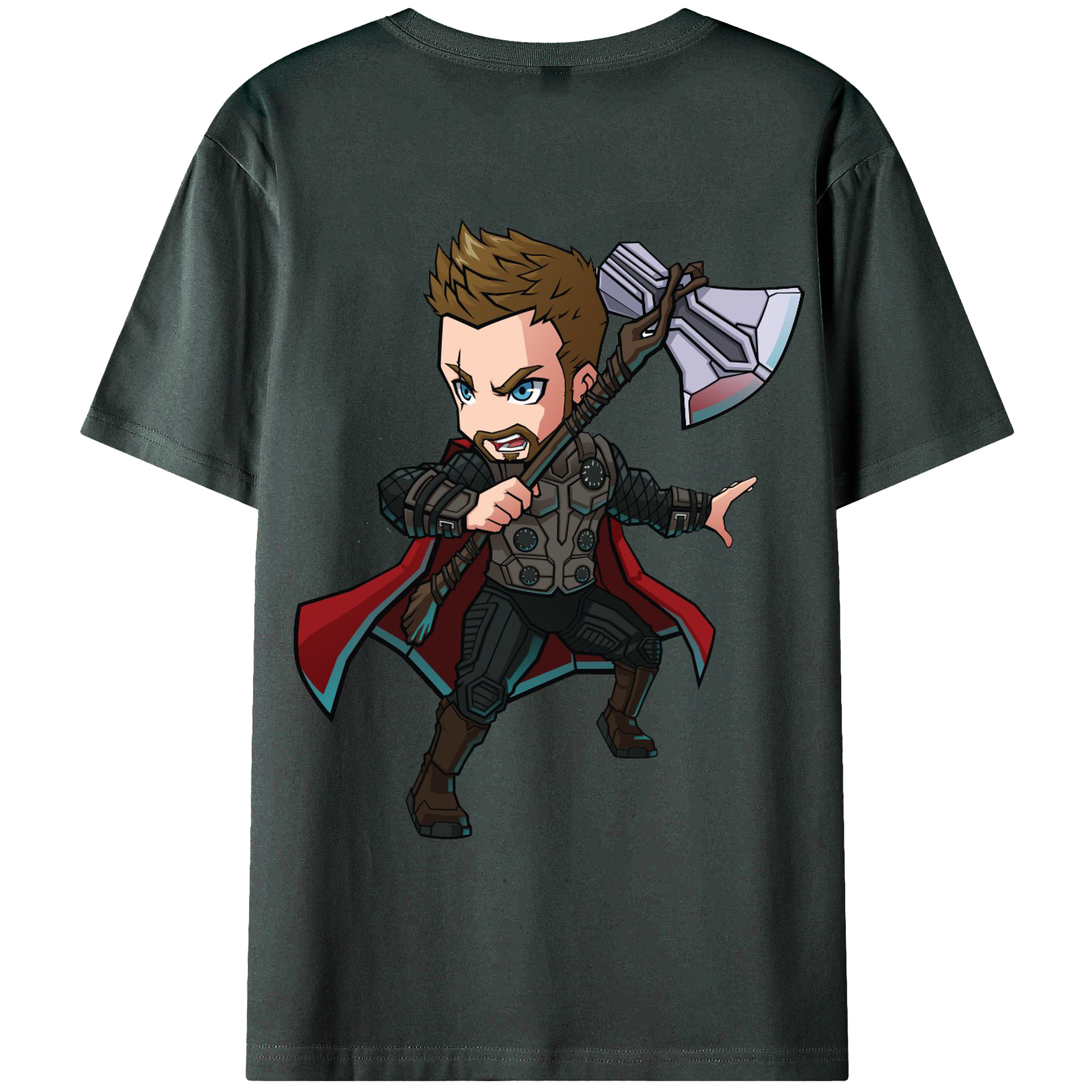 （画像用） アベンジャーズ The Avengers 綿100％ メンズ半袖Tシャツ（バックプリント） 通気性